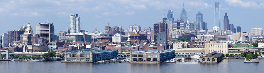Panoramic of Philadelphia Photograph by Anthony Totah