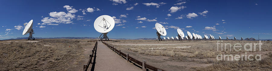Panoramic of the Large Radio Telescope Array Photograph by Anthony Totah