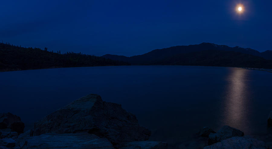 Panoramic of Whiskeytown Moon Photograph by Michele James - Fine Art ...