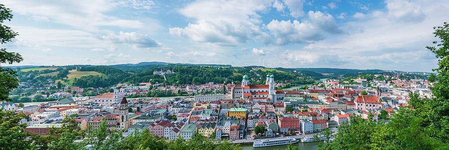 Panoramic Passau Photograph by Rob Amend