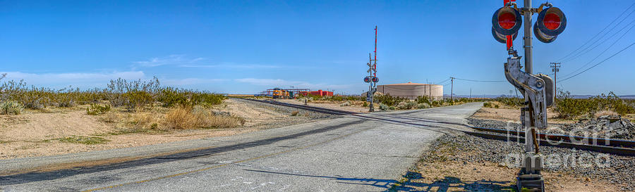 Panoramic Railway Signal Photograph by Joe Lach