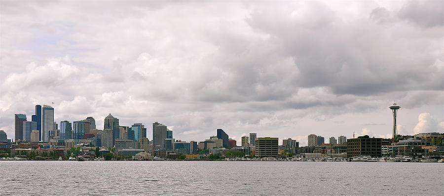 Panoramic Seattle Photograph