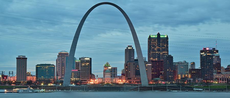 Panoramic St Louis Photograph by Frozen in Time Fine Art Photography