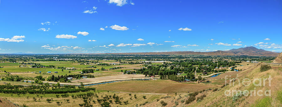 Panoramic View Of Emmett Valley Photograph by Robert Bales - Pixels