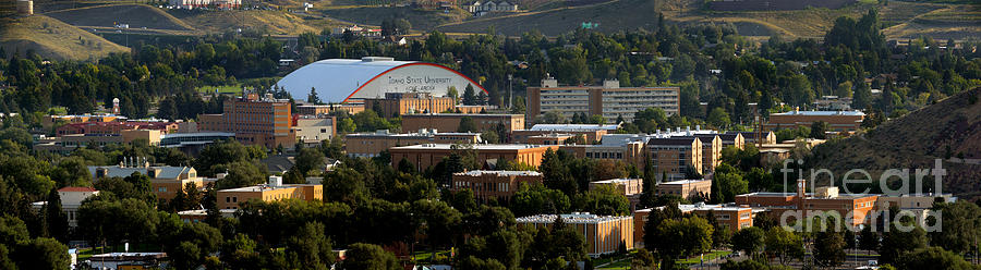 Panoramic View of Idaho State University Campus Photograph by Lane Erickson