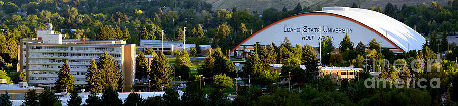 Panoramic View of Idaho State University Holt Arena Photograph by Lane Erickson