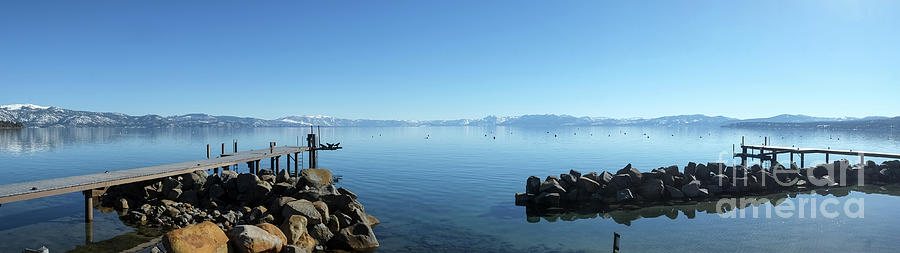 Panoramic View Of Lake Tahoe Photograph