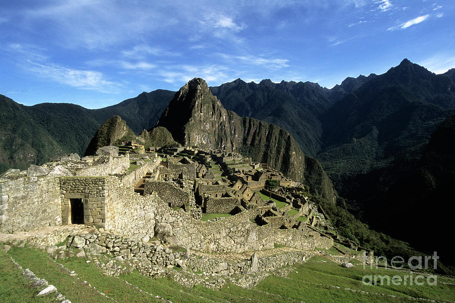 Panoramic View of Machu Picchu and Urubamba Canyon Photograph by James Brunker