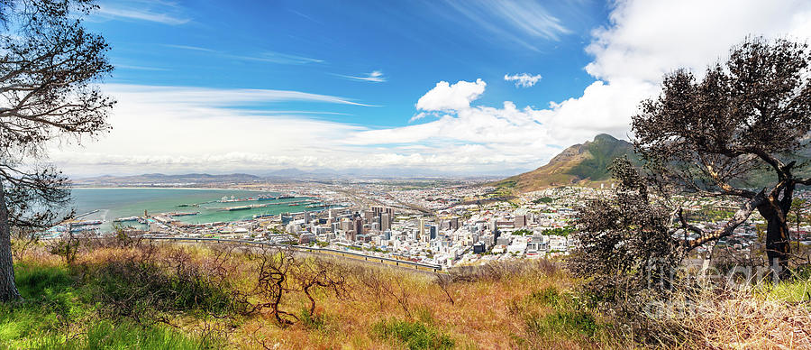 Panoramic view of the Cape Town Photograph by Anna Om