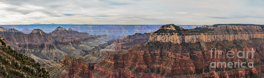 Panoramic View Of The North Rim Photograph by Robert Bales
