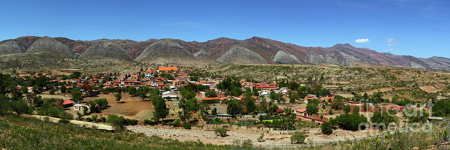 Panoramic View of Torotoro Village Bolivia Photograph by James Brunker