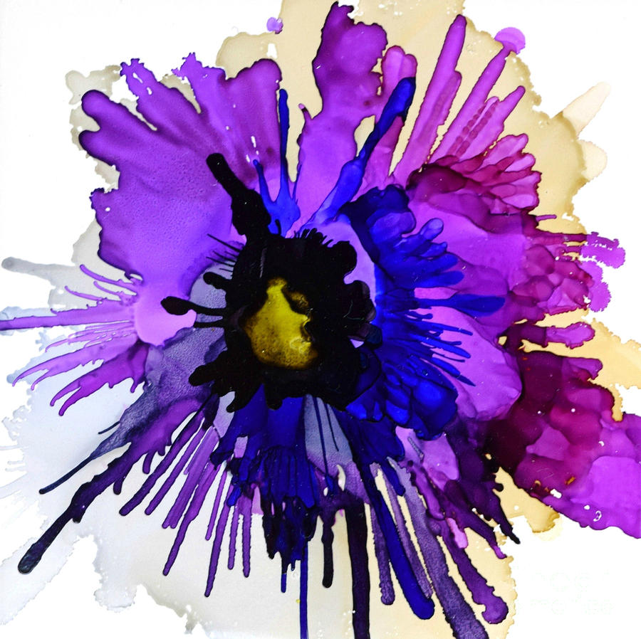 Spring Painting - Pansy Punch by Marla Beyer