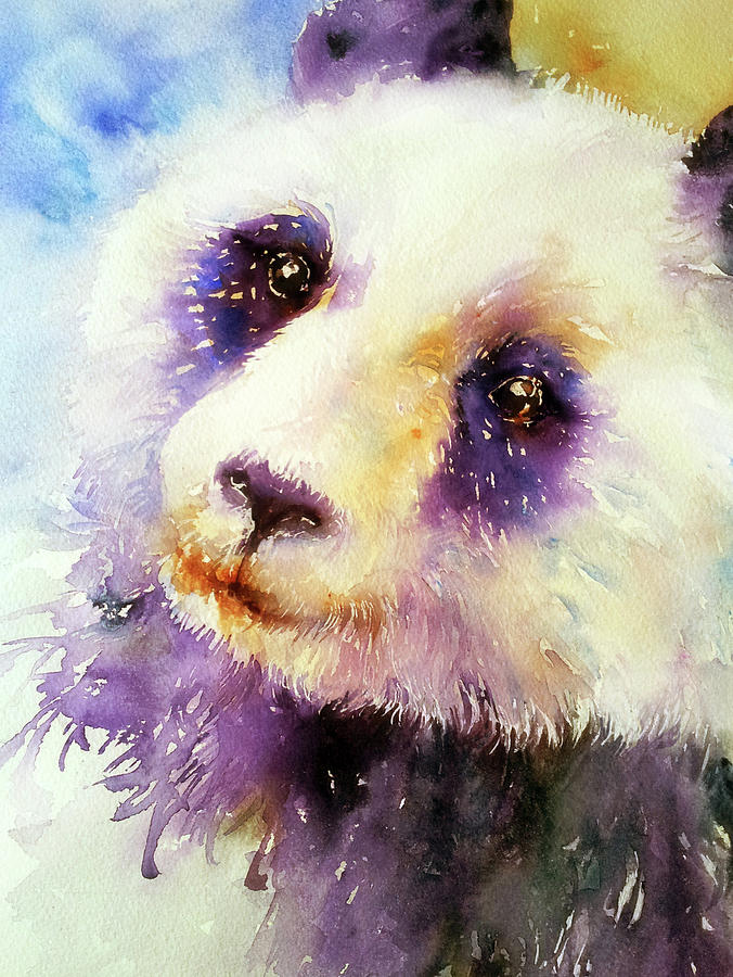 Animal Painting - Pansy the Giant Panda by Arti Chauhan