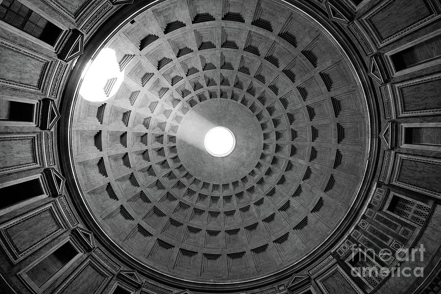 Pantheon Ceiling Photograph by Inge Johnsson