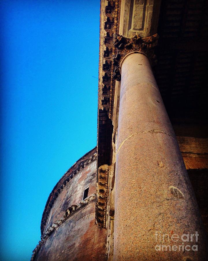 Pantheon Column Photograph by Angela Rath