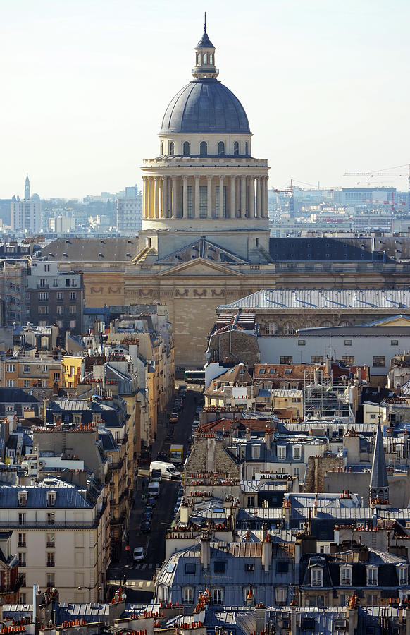 Pantheon Dome at Dawn Paris France Photograph by Shawn OBrien