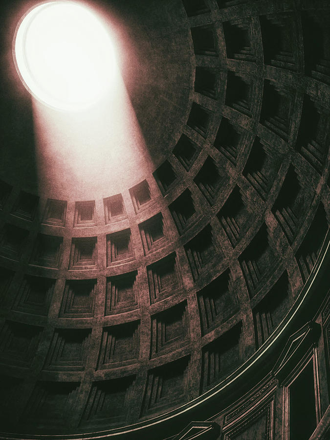 Pantheon Light Photograph by Lawrence Knutsson