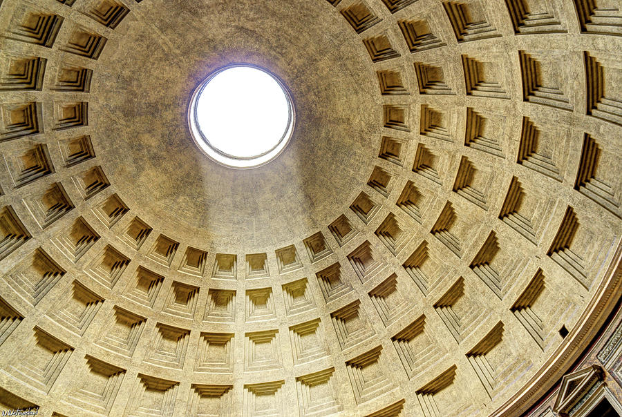Pantheon Oculus Photograph by Weston Westmoreland