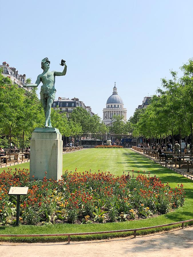 Pantheon views from the Luxembourg Gardens Photograph by William Hall ...