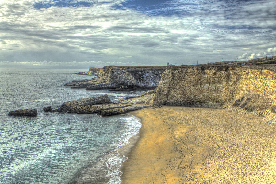 Panther Beach from Cliffs Photograph by SC Heffner