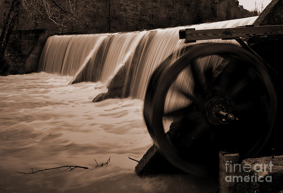 Panther Valley Water Wheel Photograph by Fred Lassmann