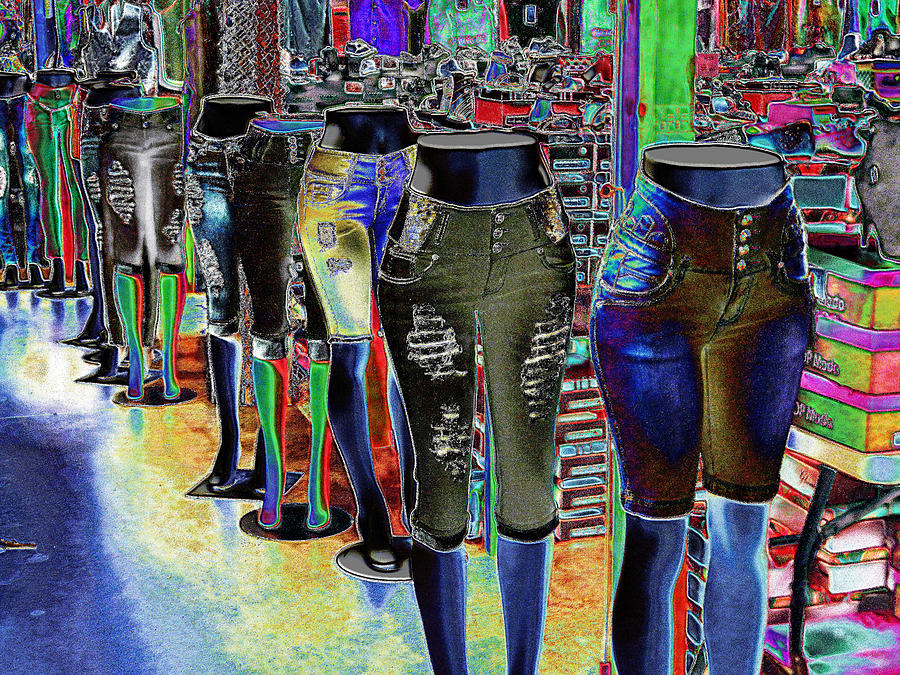 Abstract Photograph - Pants by Bob Welch