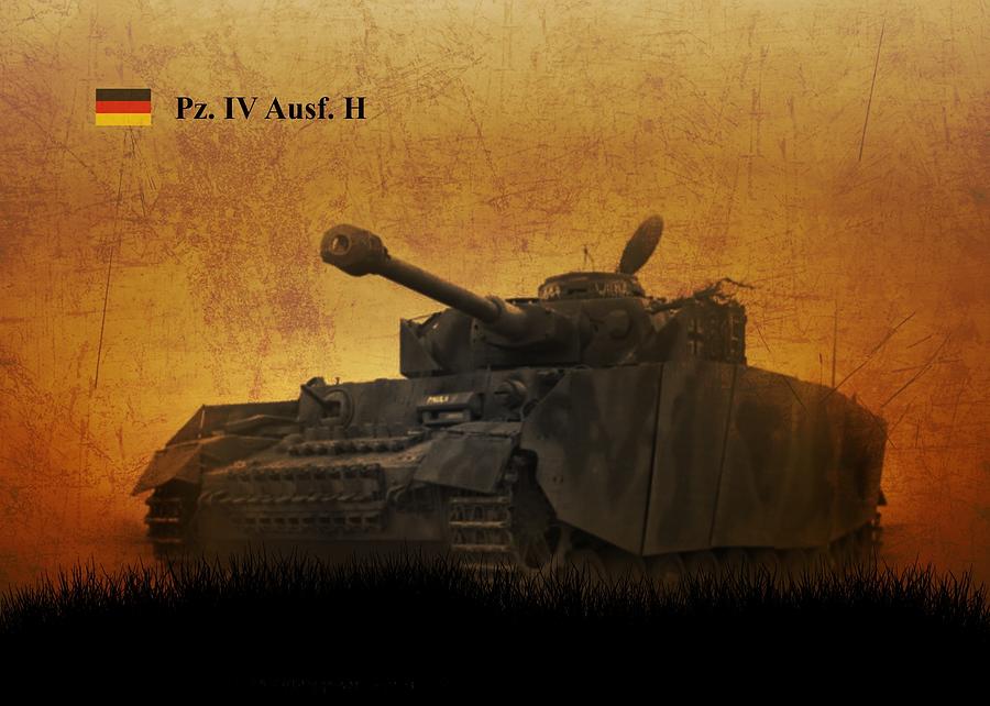 Panzer 4 Ausf H Digital Art by John Wills