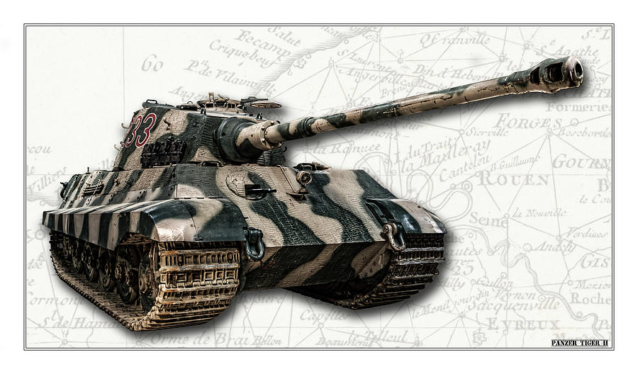 Panzer Tiger II Front W BG Photograph by Weston Westmoreland