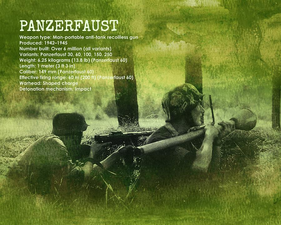 Panzerfaust in action Digital Art by John Wills