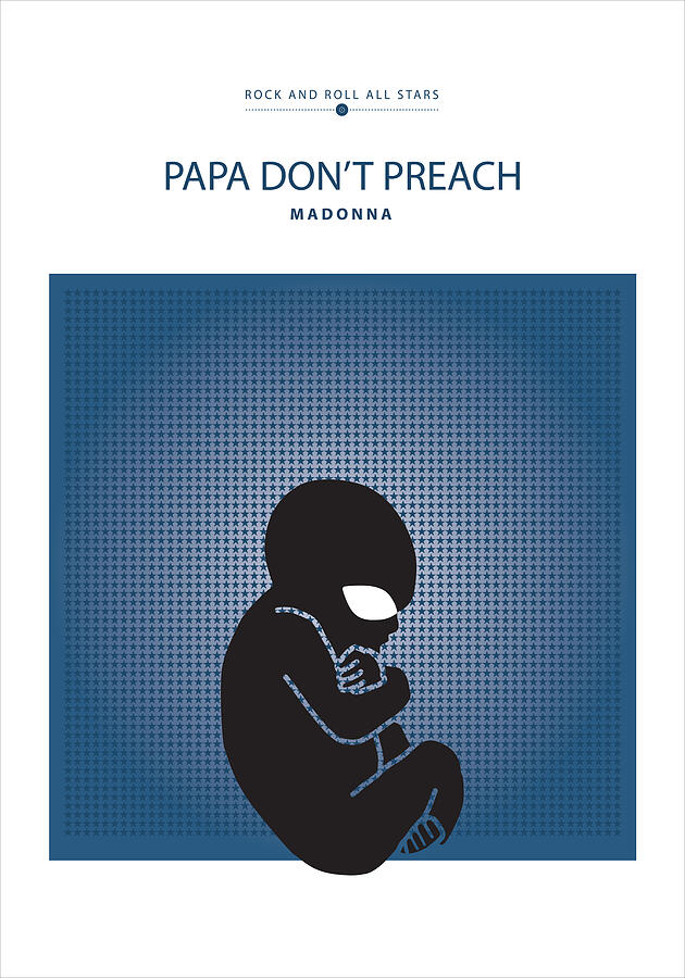 Papa Dont Preach -- Madonna Digital Art by David Davies