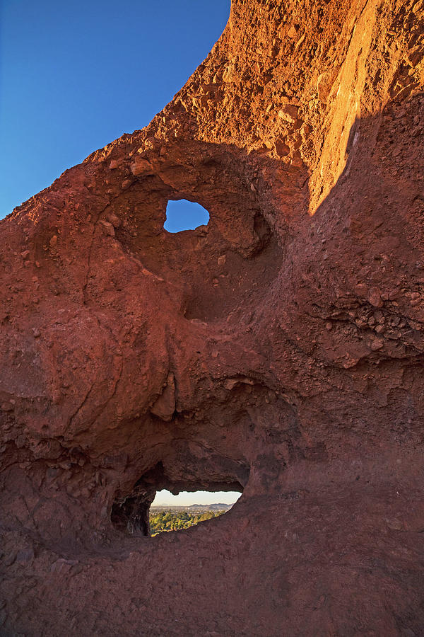 Papago Park Hole-In-The_Rock Phoenix Arizona AZ Photograph by Toby McGuire