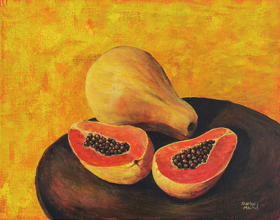 Papaya  Painting by Darice Machel McGuire