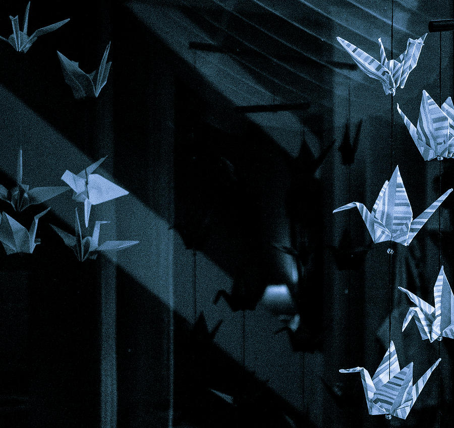Paper cranes Photograph by Jocelyn Kahawai