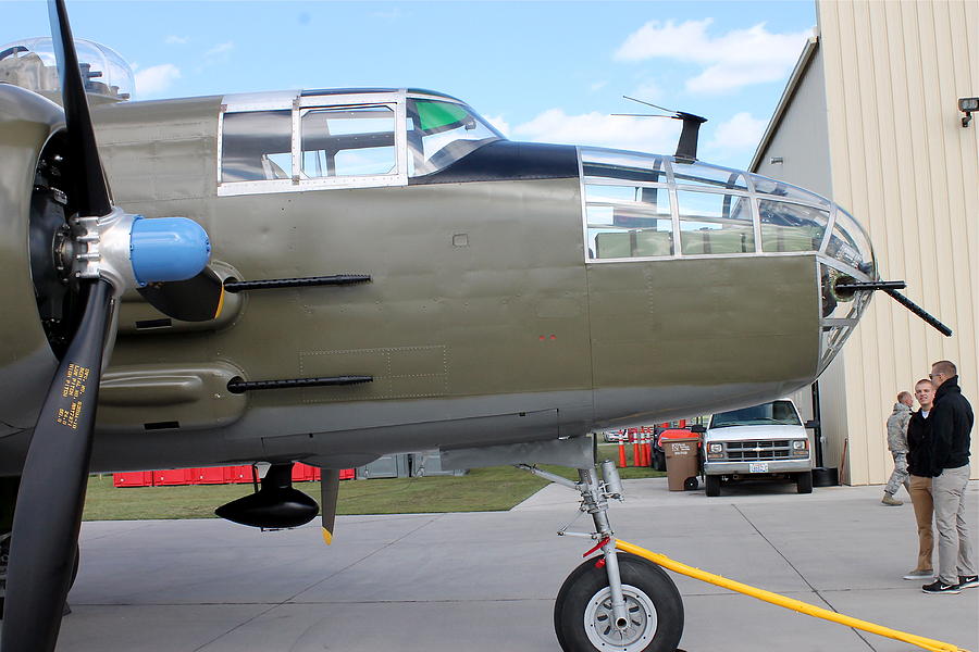 Paper Doll B25 Propeller And Nose Photograph by Wayne Williams - Fine ...