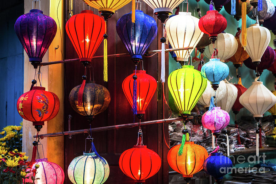 Paper lanterns in Hoi An Photograph by Didier Marti
