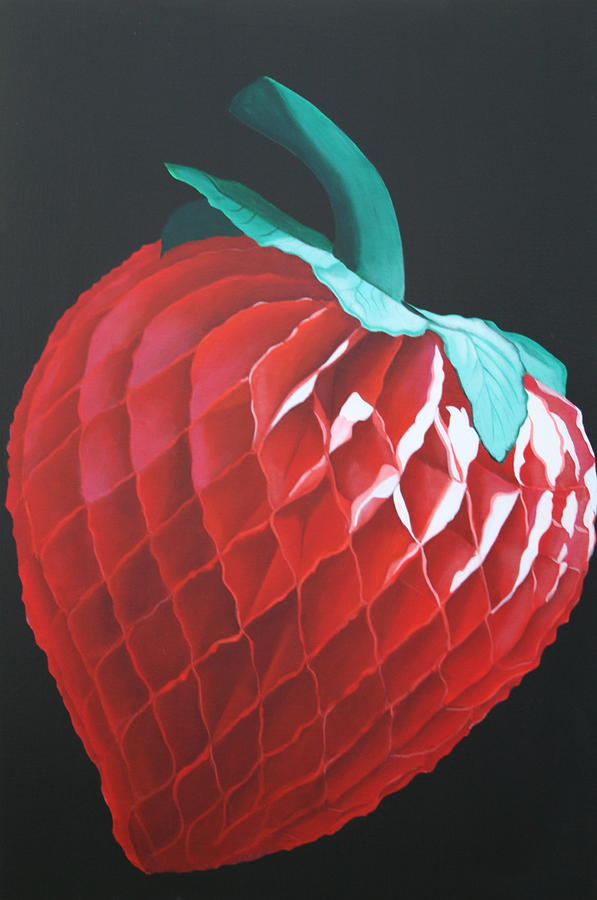 Paper Strawberry Painting by Melodie Douglas - Fine Art America