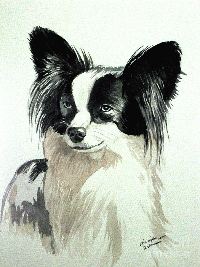 Papillion Painting by Christopher Shellhammer