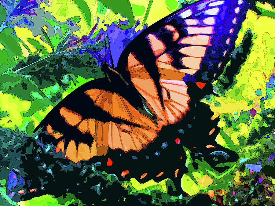 Papillon Digital Art by Gina Harrison