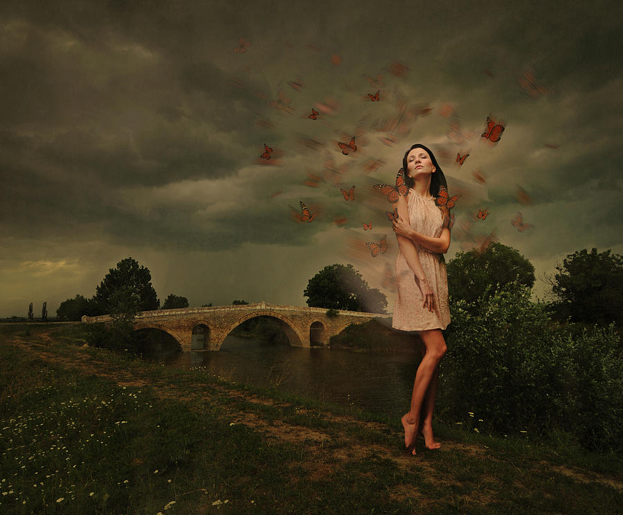Fantasy Photograph - Papillon by Irina Kuneva