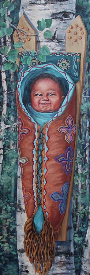 Papoose Painting by Christine Lytwynczuk