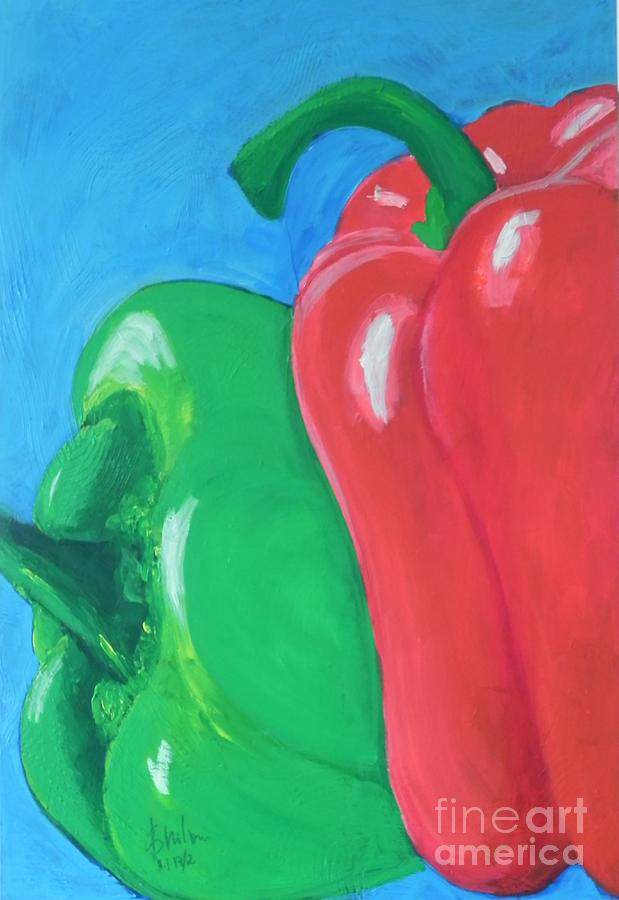 Paprika Painting by Jolanta Shiloni