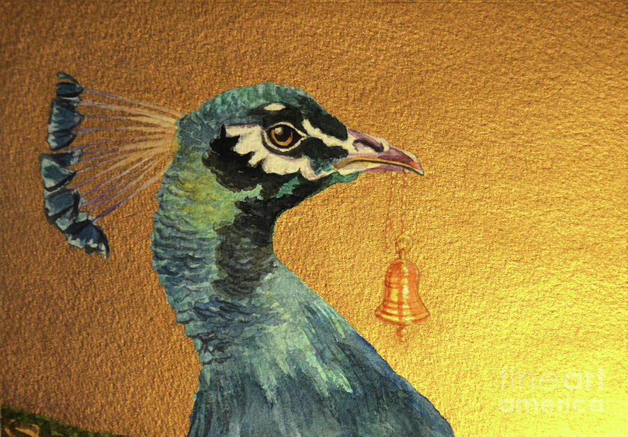 Peacock Painting - Para Oshun by Jamie Alexander