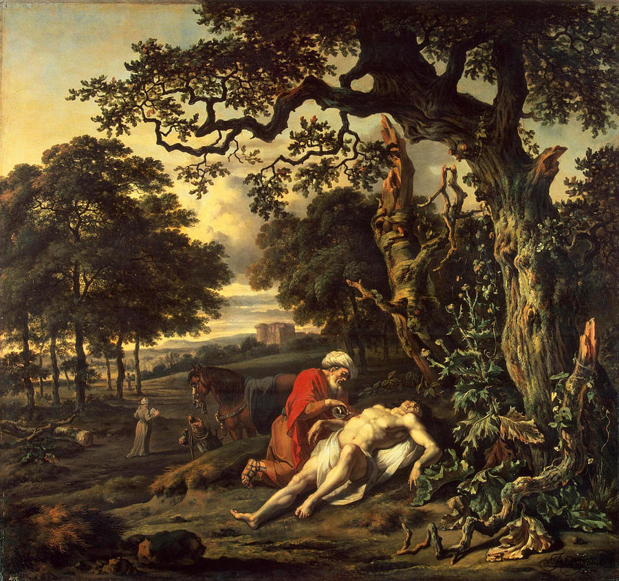 Parable of the Good Samaritan Painting by Jan Wijnants