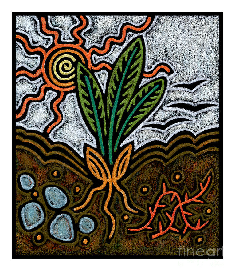 Parable of the Seed - JLPAR Painting by Julie Lonneman