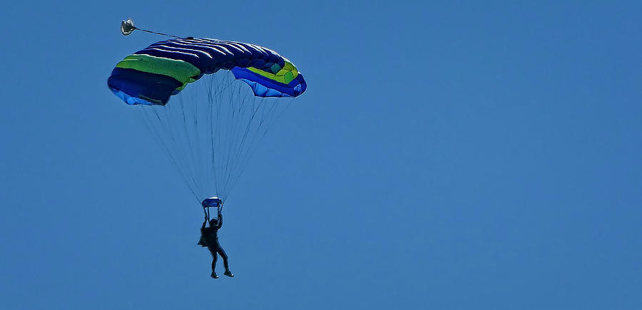 Parachute Jumper Photograph by Dieter Lesche - Pixels