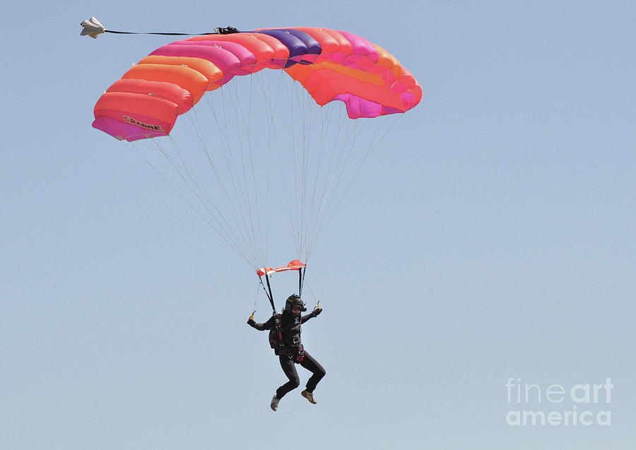 Parachuting  Photograph by Savannah Gibbs