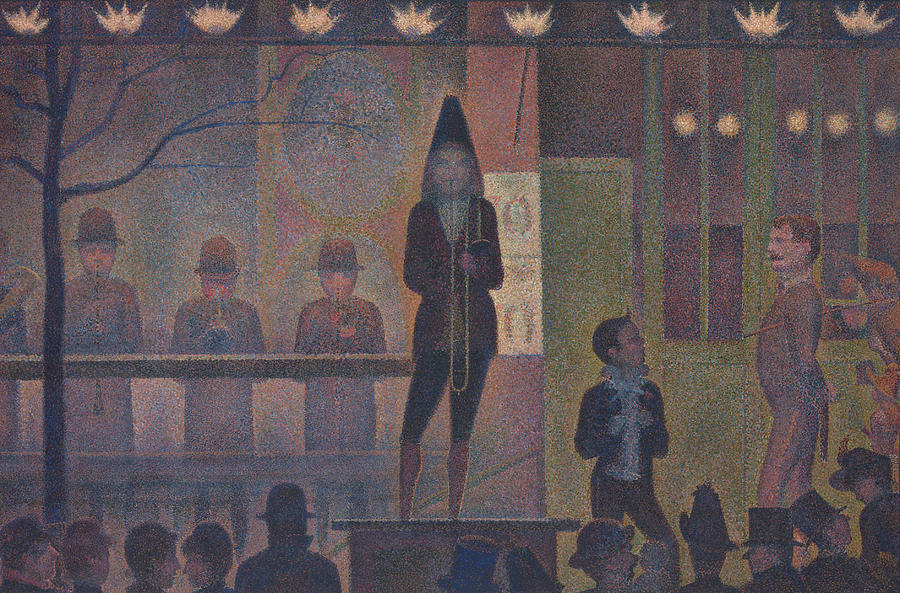 Parade de Cirque Painting by Georges-Pierre Seurat