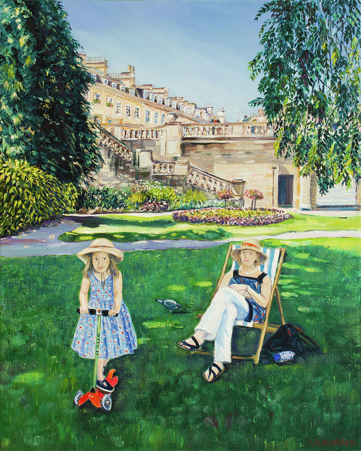 Parade Gardens Playtime Painting by Seeables Visual Arts