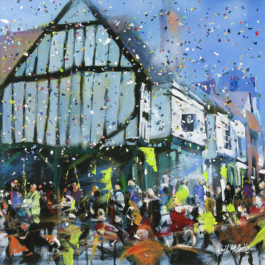 Parade in York Painting by Neil McBride