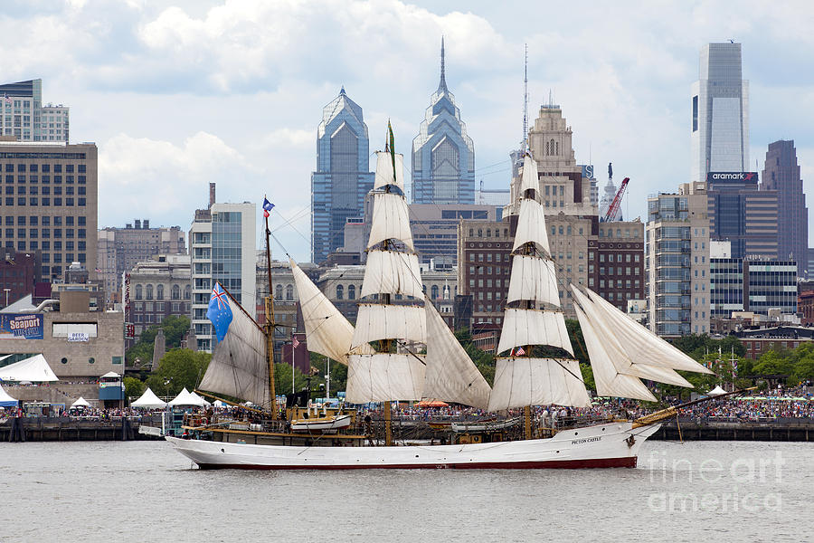 Parade of Sails -  Philadelphia Photograph by Anthony Totah